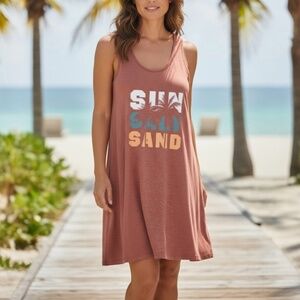 Women’s Sleeveless Summer Dress with pockets